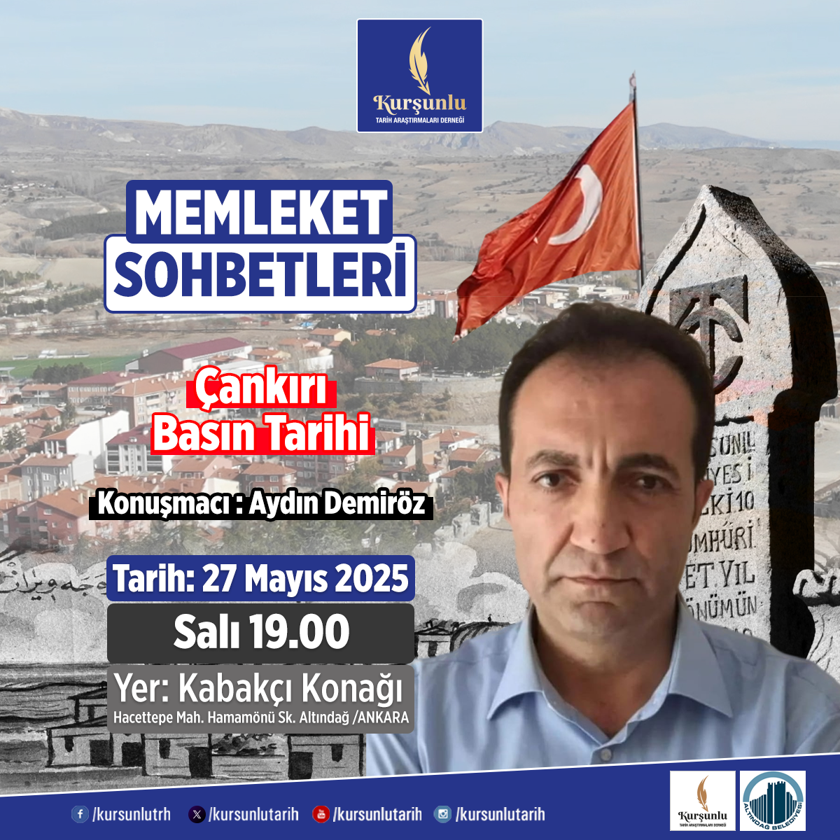 Memleket Sohbetleri | 7. Bölüm | Çankırı Basın Tarihi|Aydın Demiröz